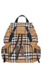 Burberry Small Rucksack Vintage Check Nylon Backpack - Brown