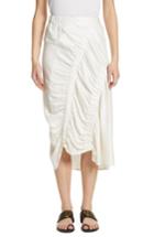 Women's Zero + Maria Cornejo Ruched Drape Skirt - White