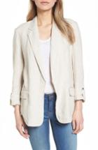 Women's Caslon Linen Boyfriend Blazer - Beige