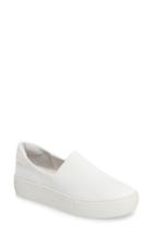 Women's Jslides Abba Slip-on Platform Sneaker .5 M - White