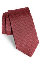 Men's Salvatore Ferragamo Elisir Print Silk Tie, Size - Pink