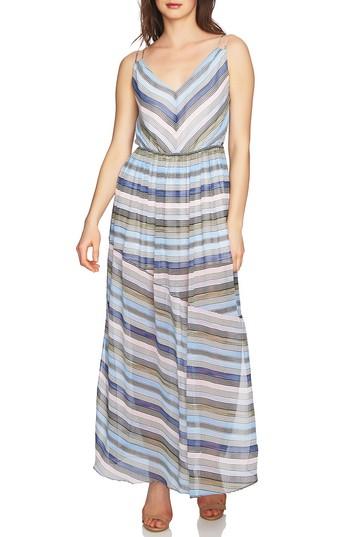 Women's Cece Jordan Stripe Maxi Dress - Blue