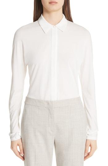 Women's Max Mara Peplo Shirt - Ivory