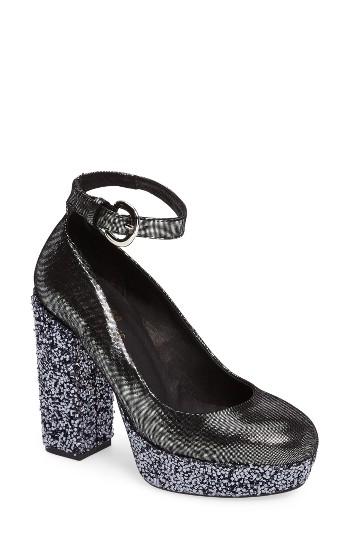 Women's Shellys London Thrift Platform Pump Eu - Grey
