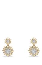 Women's David Yurman 'starburst' Double-drop Earrings With Diamonds In 18k Gold