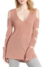 Women's 1.state Cutout Sweater, Size - Pink