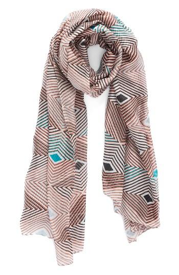 Women's La Fiorentina Geometric Silk Scarf