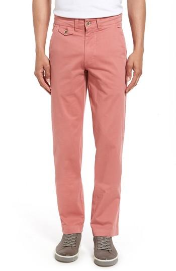 Men's Vintage 1946 Sunny Modern Fit Stretch Twill Chinos X 32 - Red