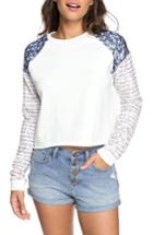 Women's Roxy Just By Chance Sweatshirt - White