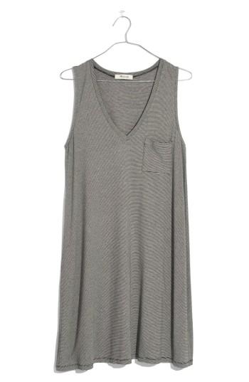 Women's Madewell Stripe Swingy Tank Dress