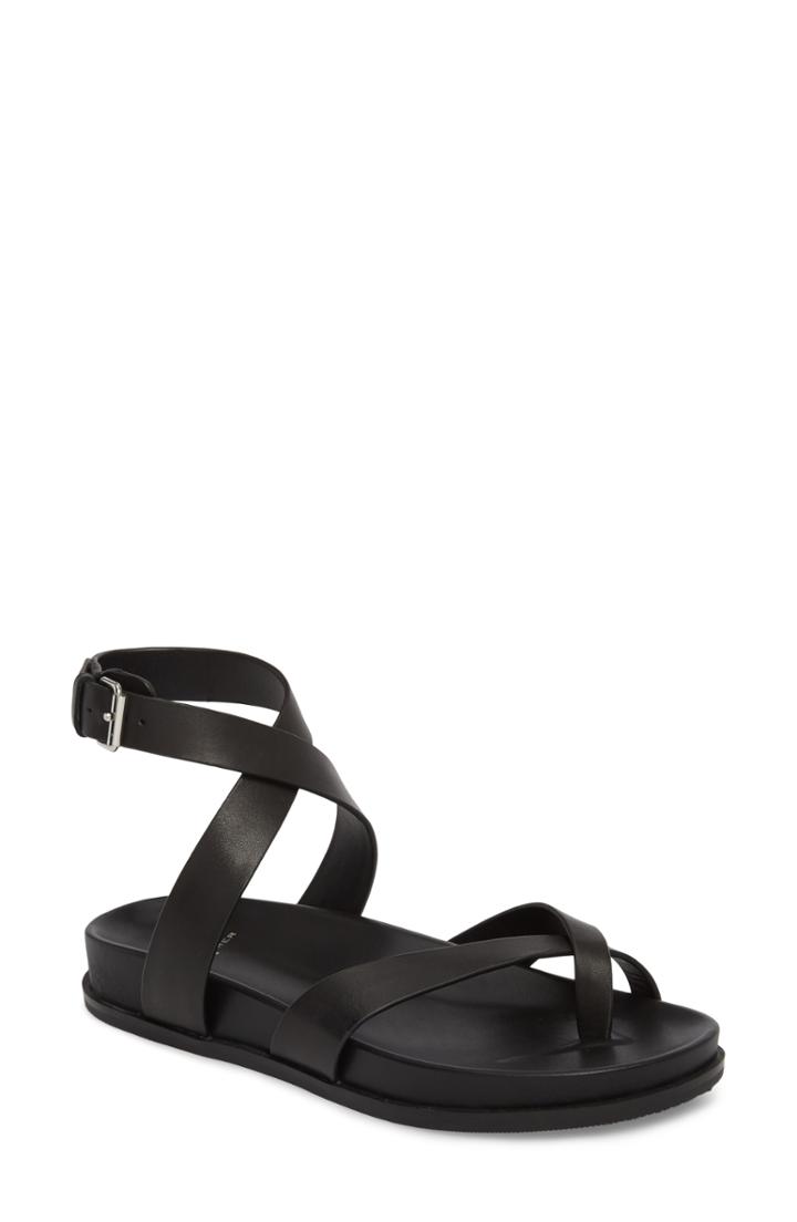 Women's Marc Fisher D Yarina Sandal, Size 7 M - Black