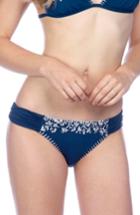 Women's Lucky Brand Stitch In Time Hipster Bikini Bottoms - Blue