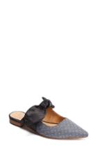 Women's Bill Blass Sabrina Knotted Mary Jane Mule M - Black