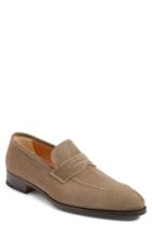 Men's Di Bianco Gallo Leather Penny Loafer M - Beige
