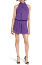 Women's Sentimental Ny Bow Back Blouson Romper - Purple