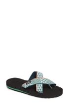 Women's Teva Mush Kalea Slide Sandal M - Green