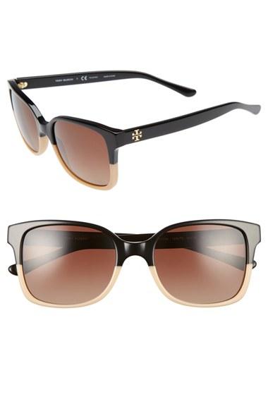 Women's Tory Burch 54mm Polarized Sunglasses -