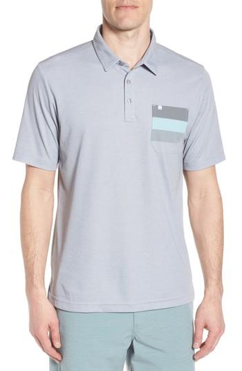 Men's Travis Mathew Jalegre Fit Polo, Size Small - Grey