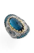 Women's Konstantino 'thalassa' Blue Topaz Ring