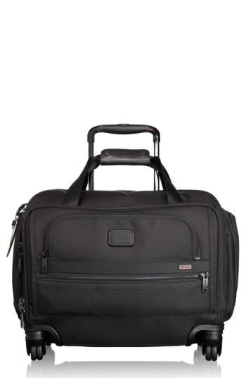 Men's Tumi 'alpha 2' Wheeled Duffel Bag - Black