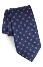 Men's Nordstrom Men's Shop Sunday Neat Silk Tie, Size - Blue
