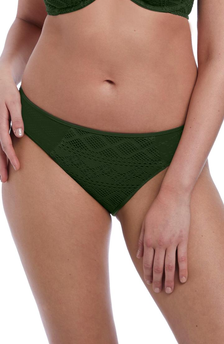 Women's Freya 'sundance Rio' Tie Sides Bikini Bottoms - Green