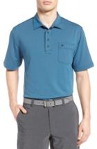 Men's Travis Mathew Rush Pique Polo, Size - Blue
