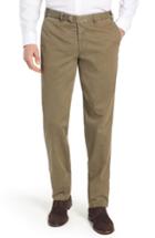 Men's Hiltl Pero Trim Fit Flat Front Chino Trousers Eu - Beige