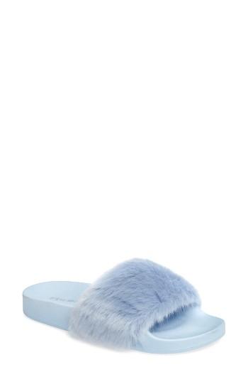 Women's Steve Madden Softey Slide M - Blue