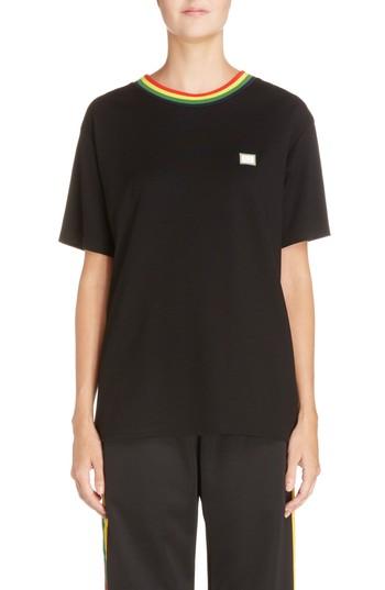 Women's Acne Studios Nast Tee - Black