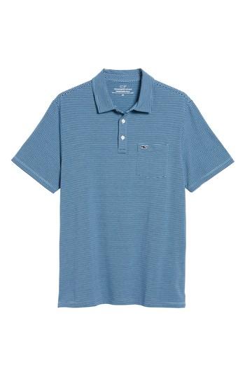 Men's Vineyard Vines Edgartown Stripe Stretch Polo