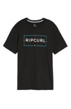 Men's Rip Curl Cage Classic Graphic T-shirt, Size - Black