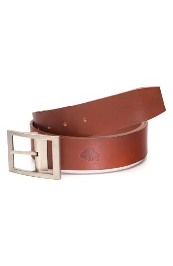 Men's Ezra Arthur No. 2 Leather Belt - Cognac