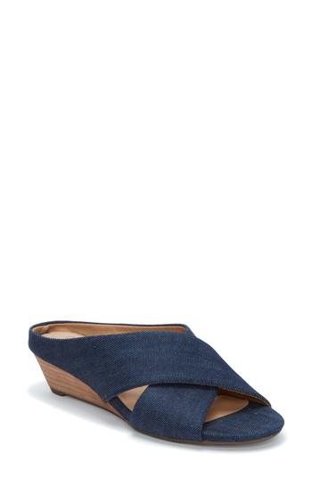 Women's Me Too Sandi Wedge Sandal M - Blue