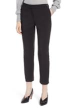 Women's Halogen Slim Stretch Crepe Pants - Black