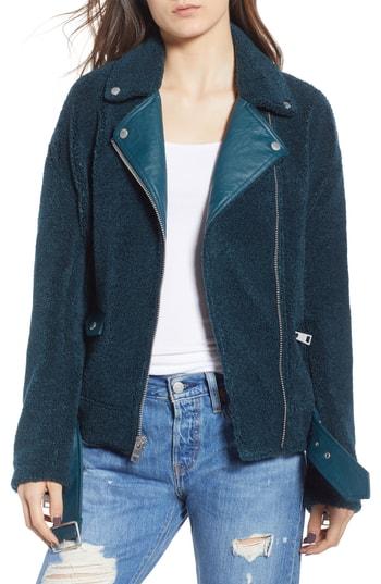 Women's Levi's Moto Jacket - Green