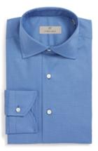 Men's Canali Fit Dress Shirt, Size 15.5 - Blue