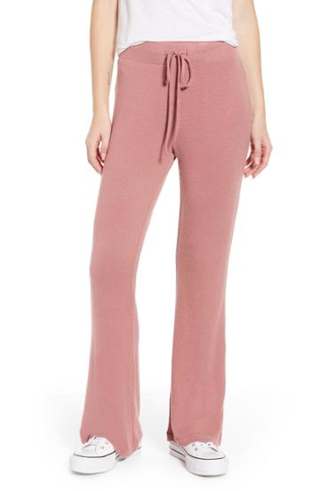 Women's Love, Fire Cozy Long Sweatpants - Pink