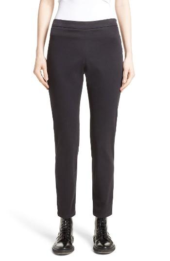 Women's Fabiana Filippi Brushed Cotton Ankle Pants Us / 38 It - Grey