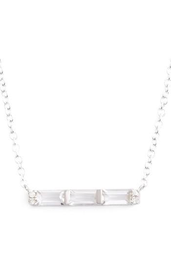 Women's Ef Collection Bar Pendant Necklace