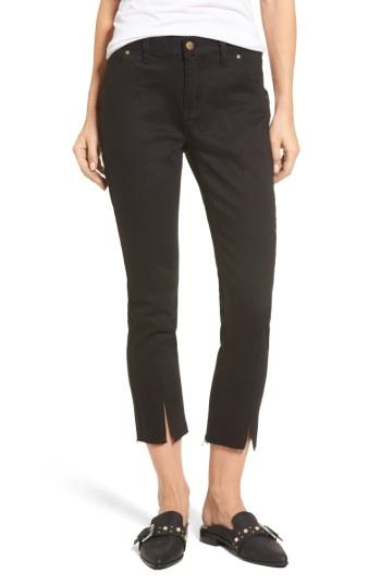 Women's Evidnt Hermosa Vented Crop Skinny Jeans - Black