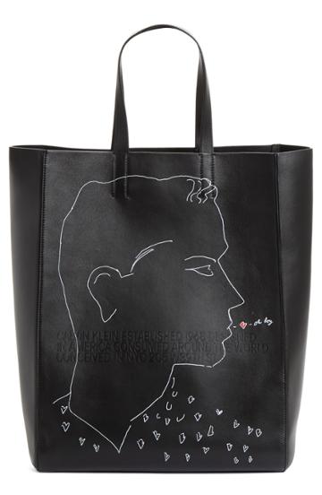 Men's Calvin Klein 205w39nyc X Andy Warhol Tote - Black