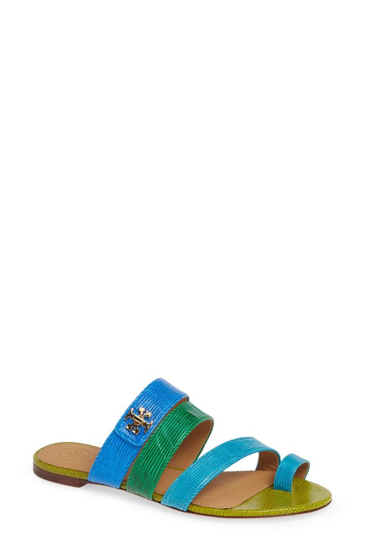 Women's Tory Burch Kira Toe Ring Sandal M - Blue