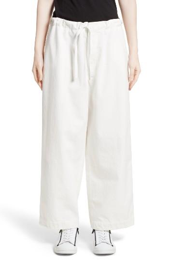 Women's Y's By Yohji Yamamoto U-straight Pants