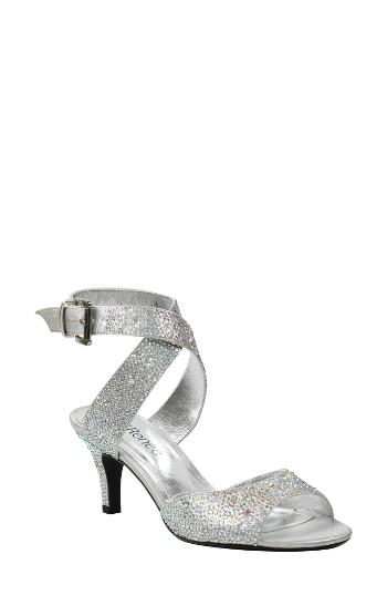 Women's J. Renee 'soncino' Ankle Strap Sandal Aa - Metallic