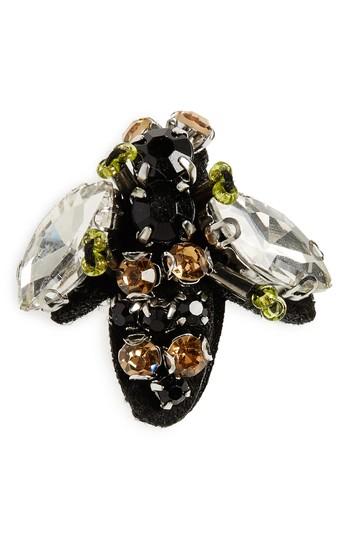 Women's Topshop Sparkle Bug Badge