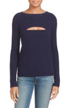 Women's Frame Cutout Wool Blend Sweater