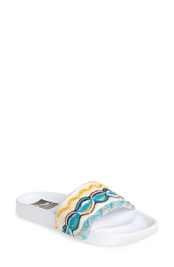 Women's Puma Leadcat Coogie Slide Sandal .5 M - White
