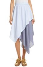 Women's Opening Ceremony Cody Stripe Asymmetrical Skirt - Blue