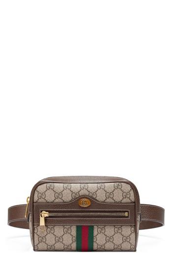 Gucci Small Ophidia Gg Supreme Canvas Belt Bag - Beige